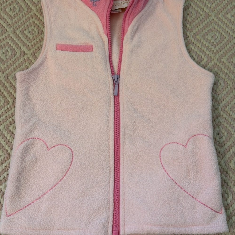The Beaufort Bonnet Company Pink Fleece Vest